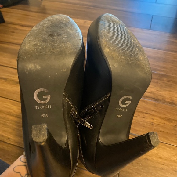 G by Guess  black buckle boots Size 6M EUC  Shoes Heels - Picture 9 of 10